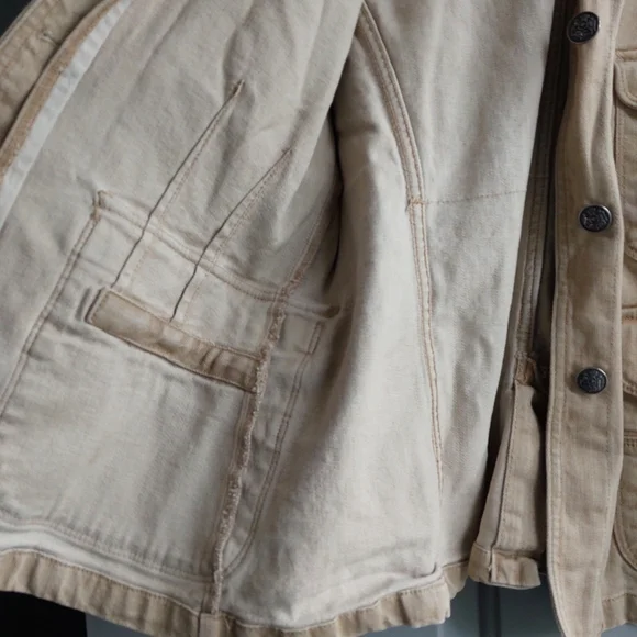 Ralph Lauren Khaki Jean Jacket - Picture 7 of 11